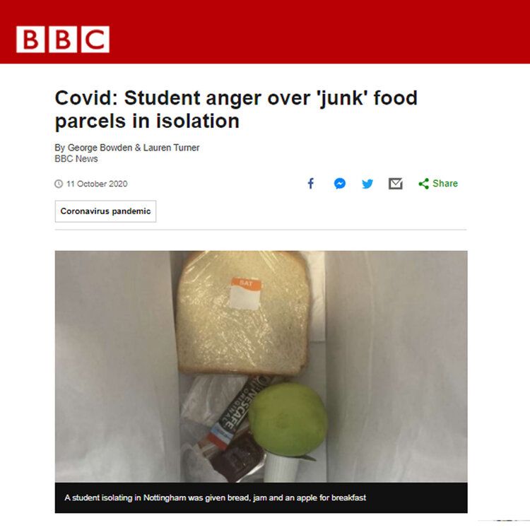 Students Slam Universities For Feeding 'Junk Food' While They Isolate