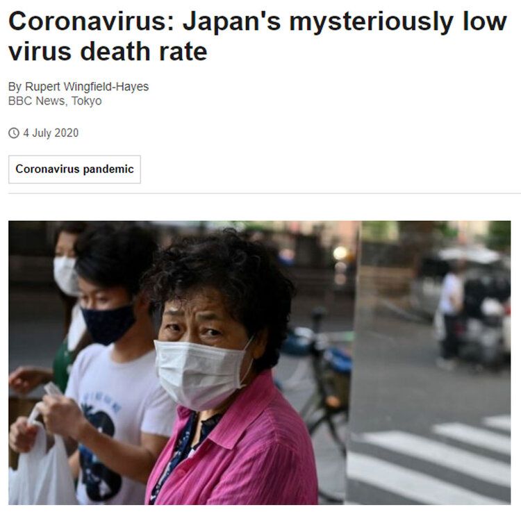 Japan's Mysteriously Low Coronavirus Death Rate - Prolongevity