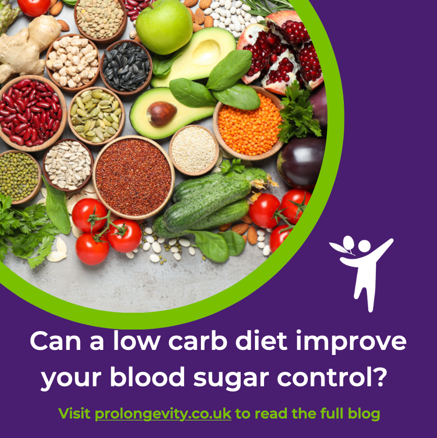 Low carb diet improve blood sugar control