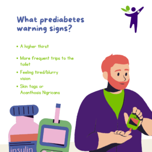 What are the warning signs for prediabetes?