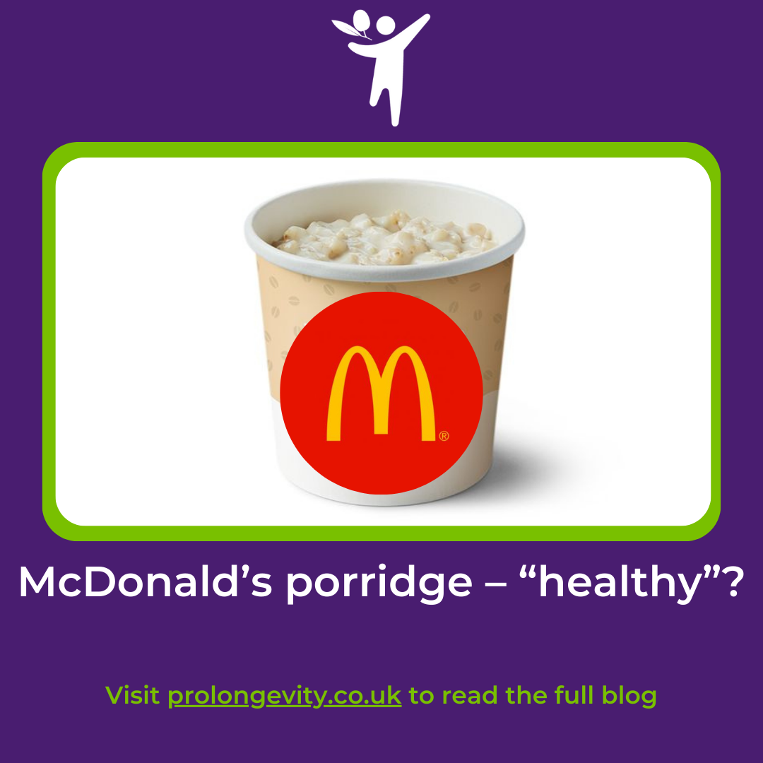 McDonald’s porridge – “healthy?”