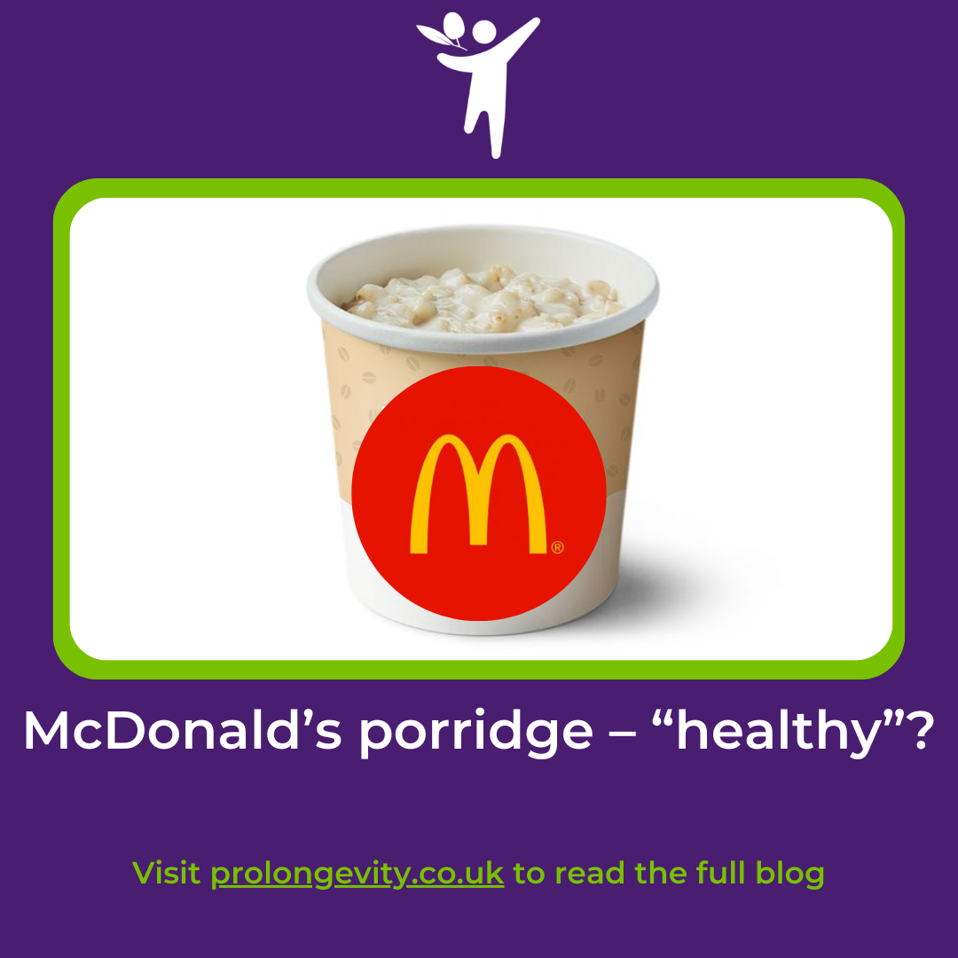 McDonald’s porridge – “healthy”?