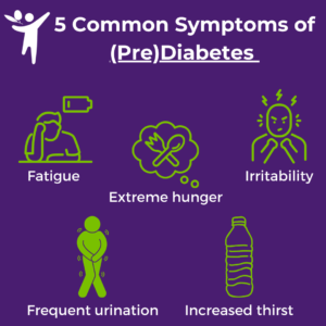 5 common symptoms of (pre)diabetes